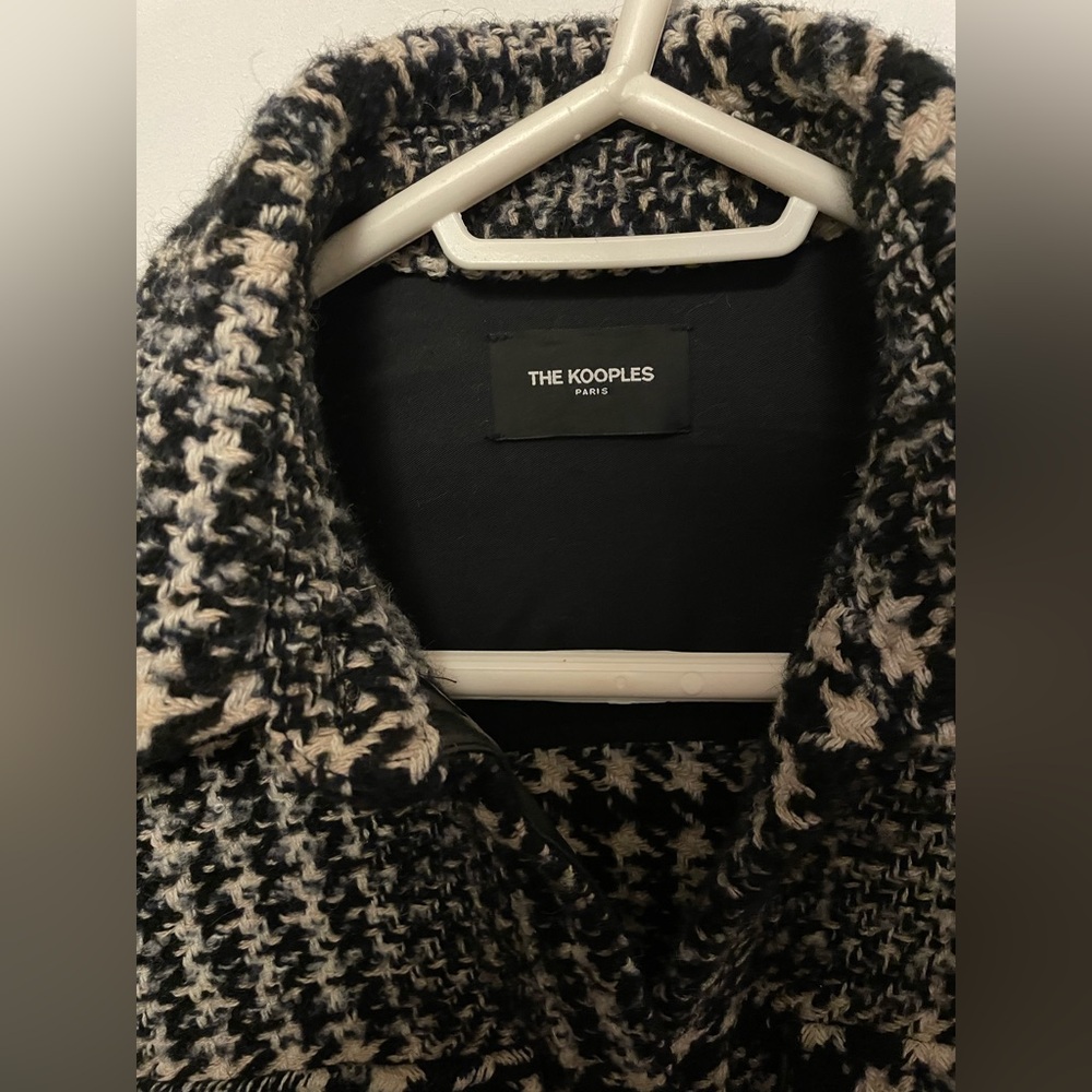 The Kooples Oversized Tweed Wool Blend Shacket - Picture 9 of 10